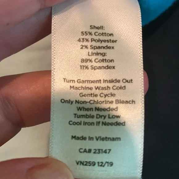 Talbots rare blue skort size large - Picture 8 of 9